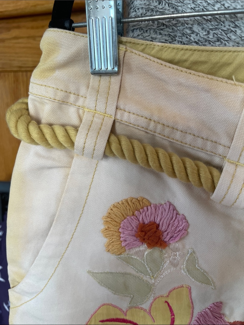 We The Free Women Size 8 Electric Sands Embroidered Pants Rope-Handle - Picture 6 of 13